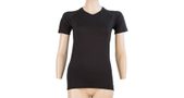 COOLMAX TECH women's T-shirt neck sleeve black