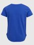517696-00 Dětské tričko s flitrovým logem Modrá