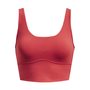 Meridian Fitted Crop Tank, red