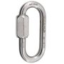 Oval Quick Link, 10 mm, stainless steel