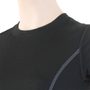 MERINO ACTIVE women's T-shirt neck sleeve black