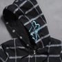 55074 001 FRAMED SHERPA Women's hoodie with zipper
