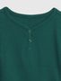 451928-03 Dětské tričko s knoflíčky Zelená
