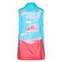 Briza Windbreaker Vest W, Hibiscus/Malibu Blue