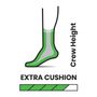 CLASSIC HIKE EXTRA CUSHION CREW medium gray