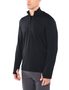 M Original LS Half Zip BLACK