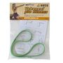 Fitness rubber "O" medium, green, pack of 50 pcs