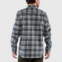 Övik Heavy Flannel Shirt M, Deep Forest-Laurel Green