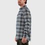 Övik Heavy Flannel Shirt M, Deep Forest-Laurel Green