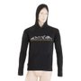 MERINO UPPER MOUNTAINS men's hoodie kangaroo black