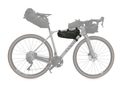 Triangle frame bag MKIII Grey