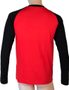 MERINO ACTIVE PT SKI men's shirt long. sleeve red/black