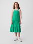 Dívčí midi šaty Zelená