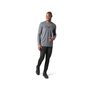 M MERINO SPORT 150 UPPER SLOPES GRPH TEE, medium gray heather