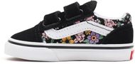 TD Old Skool V, (fun floral) black/true white