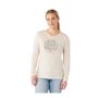 W FLORAL TUNDRA GRAPHIC LONG SLEEVE TEE, almond heather