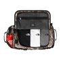 BASE CAMP DUFFEL M, 71L Kelp Tan Forest Floor Print-TNF Black