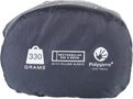 Cotton Stretch Sleeping Bag Liner grey rectangular