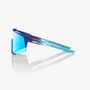 Speedcraft - Matte Metallic Into the Fade - Blue Topaz Multilayer Mirror Lens