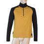 COOLMAX THERMO pánská mikina zip mustard/černá