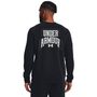 UA Rival Terry Graphic Crew-BLK