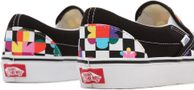 UA Classic slip-on (floral checkerboard) black/true white