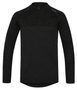 Men's turtleneck with zip to neck black