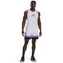 UA Baseline Woven Short II, White