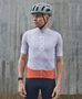 M's Essential Road Logo Jersey Hydrogen White/Granite Grey