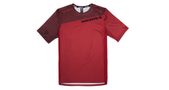 INDY jersey neck sleeve, dark red