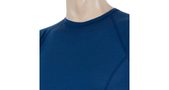 MERINO AIR men's shirt neck sleeve dark blue