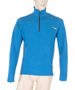 MERINO UPPER men's sweatshirt short zip blue