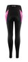 RIDGE LADY waist with waistband, black and pink