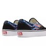 UA CLASSIC SLIP-ON (ELECTRIC FLAME), BLACK/TRUE WHITE