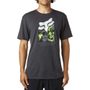 Slasher Fill Ss Tech Tee Heather Black