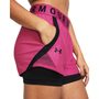 Play Up 2in1 Shorts , Astro Pink / Black / Black