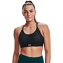 UA Infinity Mid Bra, Black