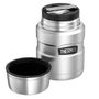 Food thermos with folding spoon and cup 470 ml stainless steel