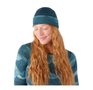 THERMAL MERINO REVERSIBLE CUFFED BEANIE, twilight blue mtn scape