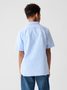 858571-00 Dětská pruhovaná košile Modrá