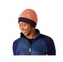 MERINO 250 CUFFED BEANIE, sunset coral heather