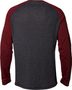 Dragger Ls Knit Heather Burgundy - tričko s dlouhým rukávem