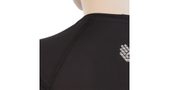 COOLMAX TECH women's T-shirt neck sleeve black