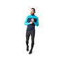 M MERINO SPORT 250 LONG SLEEVE 1/4 ZIP, sea blue-deep navy