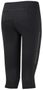 W TECH REVIVE STRETCH CAPRI, all blk