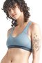 W SPRITE RACERBACK BRA - GRAVEL