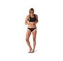 W MERINO 150 LACE THONG BOXED, black