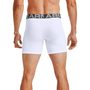 UA Charged Cotton 6in 3 Pack, White