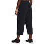 Rival Terry Crop Wide Leg, Black / White