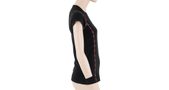 MERINO AIR women's T-shirt neck sleeve black